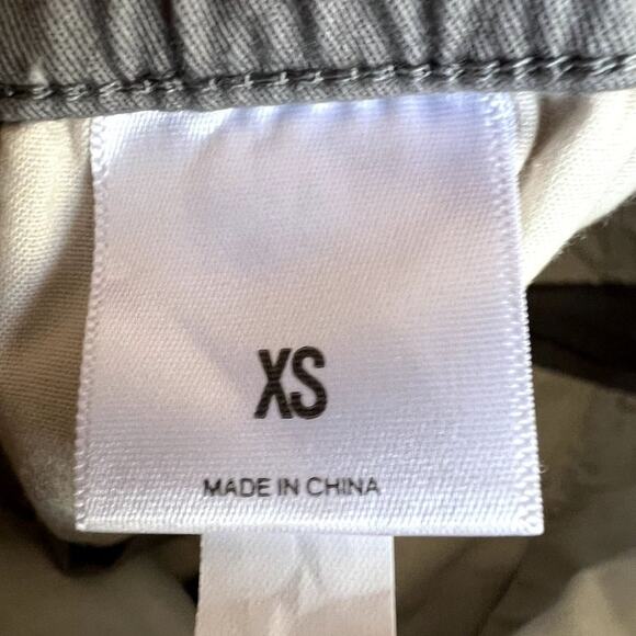 Express Womens Dark Tan Cotton Blend Mid-Rise Drawstring Waist Straight Leg Pant - Picture 4 of 8